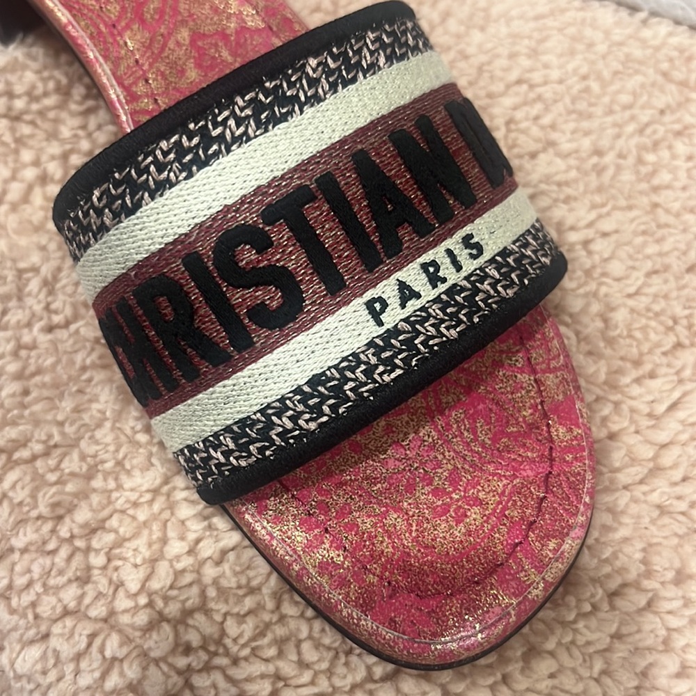 Christian Dior DWAY HEELED SLIDE New in box - Picture 7 of 13